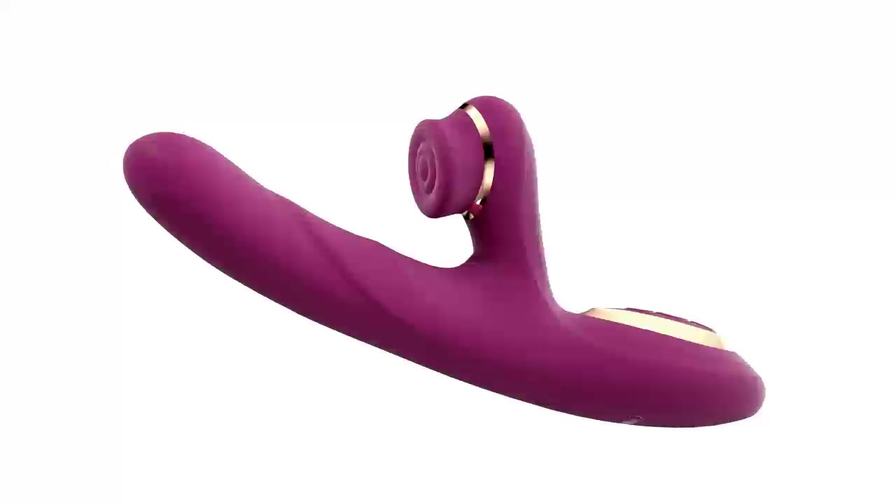 Adam & Eve Rose Gold Tappin' Thumping and Thrusting Dual Stimulating Rabbit  Product Video